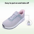 thumbnail image 6 of MAYKX Wide Toe Box Womens Walking Shoes with Arch Support | Slip On Tennis Shoes | Orthotic Sneakers for Plantar Fasciitis | Ideal for Office Staff, Long Standing & Light Outings, 6 of 7