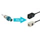 thumbnail image 5 of Adaptador de antena de coche Bingfu Fakra Z macho a conector DIN, 5 of 7