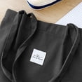 thumbnail image 3 of Wrapables Carry Joy Corduroy Tote Bag, Casual Shoulder Handbag, Black, 3 of 4