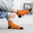 thumbnail image 2 of Rocae Autumn Maple Leaf Pile for Premium Adult Socks,Comfortable, Breathable, and Durable Socks, Perfect for Everyday Wear, 2 of 7
