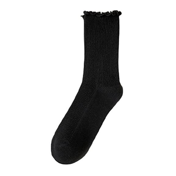 Likimi Socks For Women Solid Color Everyday Wear Fashion Socks Size One Size