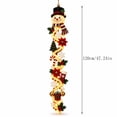 thumbnail image 2 of Ywbawe Lighted Christmas Door Hanger 47in Warm LED Lights Holiday Wall Decor for Front Door Side Entryway Porch, 1 Pack, 2 of 7