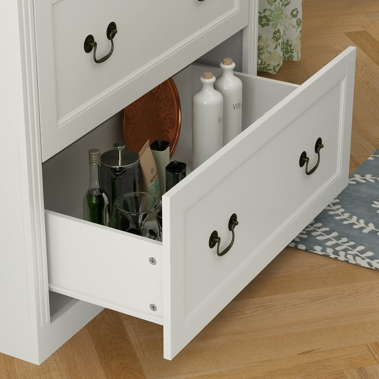 OXYLIFE Kitchen Pantry Cabinet with 2 Drawes 78.7