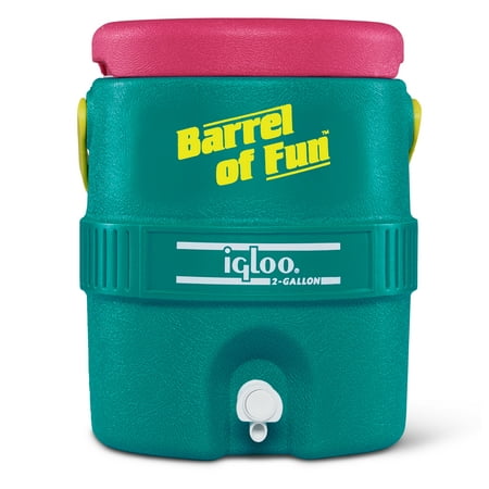 UPC: 0034223422509 | Igloo 2 Gallon Barrel Of Fun Beverage Cooler Jug – Jade
