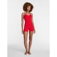 thumbnail image 2 of No Boundaries Seamless Trimmed Romper, Women's XS-XXXL, 2 of 5