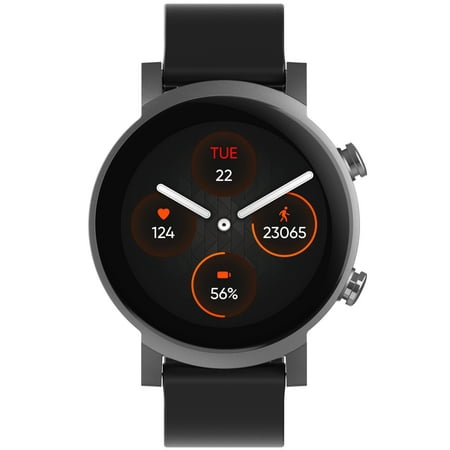 Ticwatch E3 Smart Watch Wear OS by Google for Men Women Qualcomm Snapdragon Wear 4100 Platform Health Monitor Fitness Tracker GPS NFC Mic Speaker IP68 Waterproof iOS Android Compatible