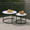 White, variant on Homy Casa Round Patio Dining Table Set for 2, Space Saving Outdoor Bistro Table, Small Round Patio Coffee Side Table for Balcony Backyard Porch Garden, White