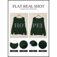 thumbnail image 5 of HOTAPEI Pullover Sweaters for Women Elegant Crochet Hollow Out Sweater Long Sleeve Sweaters Crewneck Knitwear Pullover Tops, 5 of 5