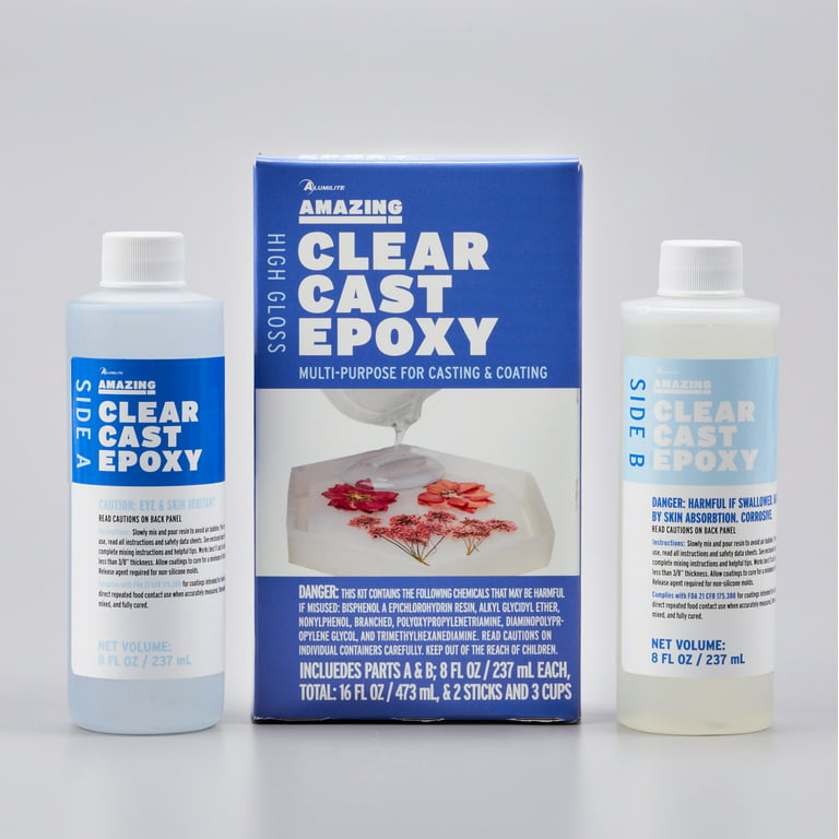 🔥✨ Alumilite Amazing Clear Cast Epoxy Resin Kit Clear High Gloss