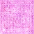 thumbnail image 1 of Ahgly Company Indoor Square Persian Pink Traditional Area Rugs, 6' Square, 1 of 4