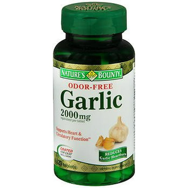 Nature's Bounty Garlic 2000mg, Tablets 120 ea