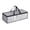 A001- Black, variant on Closet Hanging Storage Organizer, Clothing Storage Organizer, Bag Organizer Closet, Foldable Gray Wardrobe Organizer, 20X8 Inch Zippered See-Through Clear Bag with Carry Handles