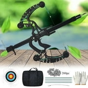 Clianle 50 Consecutive Marbles Compound Bow 8-strand High-power Steel Ball Hunting Slingshot