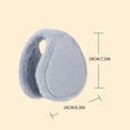 thumbnail image 3 of Sentmoon Womens Ear Muffs Ear Protection Men's and Women's Winter Warm Ear Protection Thickened Windproof Cold Earmuff, 3 of 8