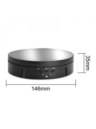 Lieonvis Rotating Display Stand 360°Automatic Mute Rotating Turntable for  Photography Products Display,Live Video Show,Tumbler Supplies Spinner  Jewelry Models 