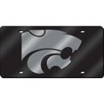 thumbnail image 2 of Kansas State Wildcats Black Laser License Plate, 2 of 2