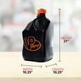 thumbnail image 2 of VP Racing Fuels Liquid Storage Container 3852-CA Motorsport; Black With Orange VP Racing Logo; 5 Gallon; Free Standing; Polyethylene; Square Shape; Polyethylene; With Cap, 2 of 9