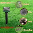 thumbnail image 3 of Yardgrace 8 Pack Solar Sonic Vibration Mole & Gopher Repellent, Waterproof Pest Repeller Stakes for Lawn, Yard & Garden, Repels Groundhogs, Voles & Snakes, 3 of 8