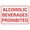 Warning Sign 4, variant on Alcoholic Beverages Prohibited Sign 12 x 8 Inches - Rustproof Aluminum, Multicolor, Indoor Outdoor Home, Business, Public Area
