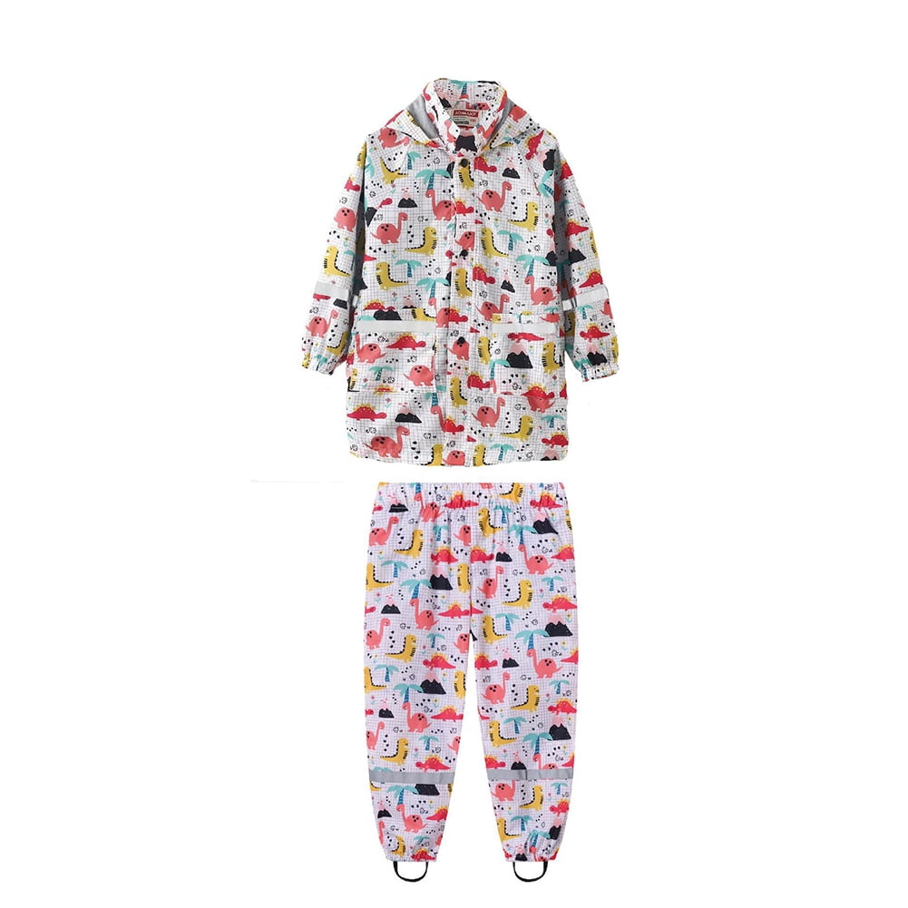 KYAIGUO Combinaison de Pluie pour Enfants 3-9 Ans pour