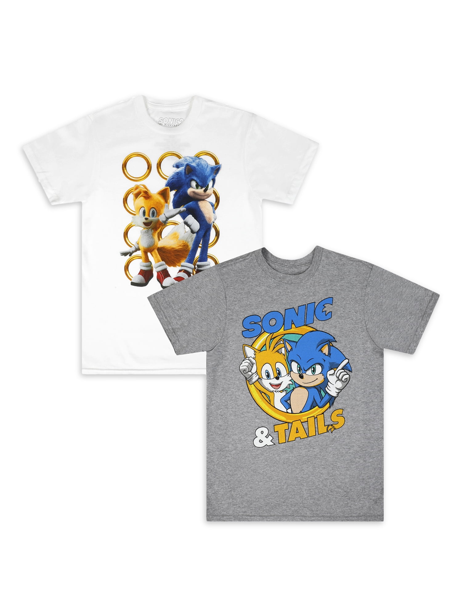 Sonic The Hedgehog movie boys graphic tee shirt New 