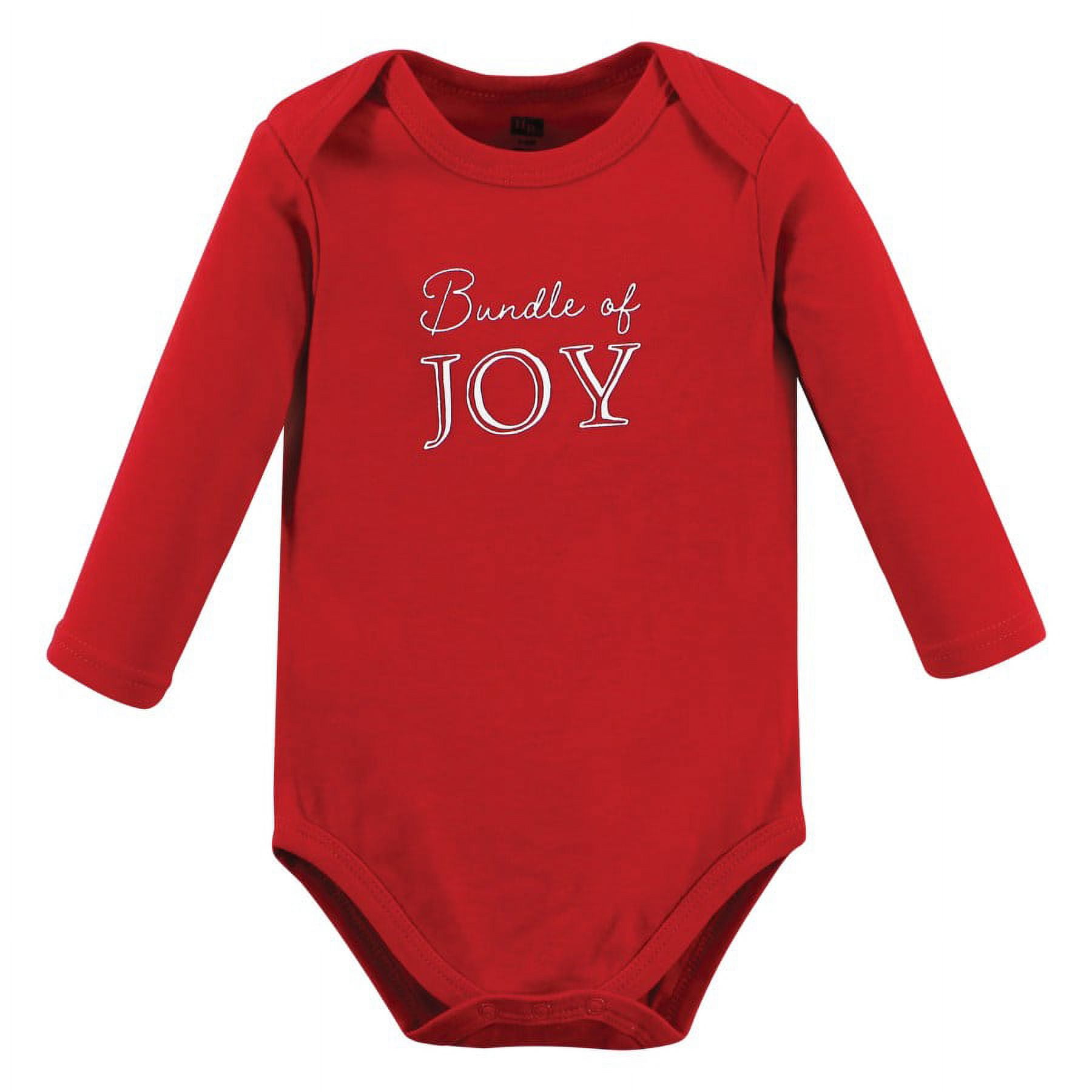 Hudson Baby Cotton Long-Sleeve Bodysuits, 3- Pack, Newborn- 24 Months