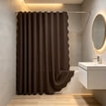 thumbnail image 1 of Large Waterproof Polyester Shower Curtain with Rustproof Grommets, 70.87x78 inches, Multiple Colors, Easy to Install and Clean, 1 of 6