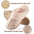 thumbnail image 2 of Somdot Womens Comfy House Slippers Memory Foam Scuff Home Slippers Indoor Outdoor, 2 of 7