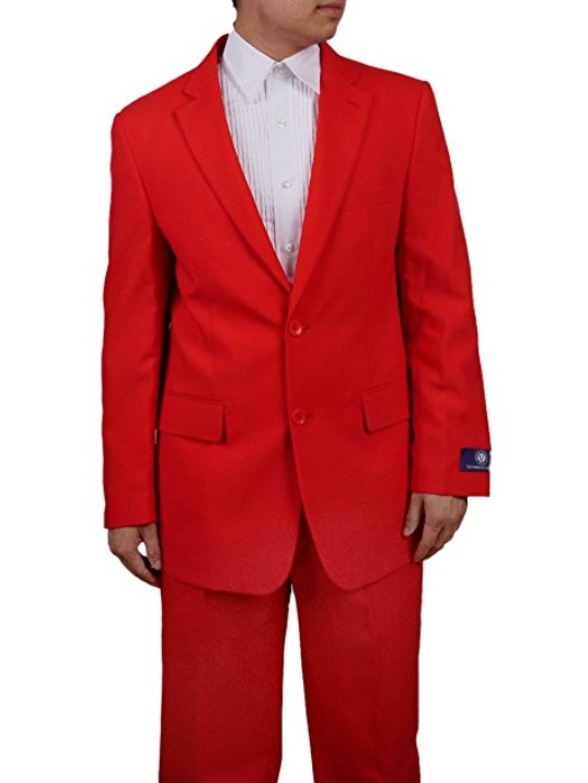 red dress suit men's