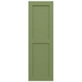 thumbnail image 6 of Ekena Millwork 12"W x 74"H True Fit PVC Two Equal Flat Panel Shutters, Moss Green (Per Pair - Hardware Not Included), 6 of 10