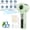 Green, variant on HangFan handheld rechargeable spray fan, with digital display, 30ml water tank, 100 speed, portable, suitable for outdoor/travel/camping-Pink