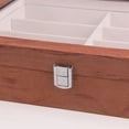 thumbnail image 6 of Vintage Wooden Glasses Storage Box Wood Jewelry Sunglasses Eyewear Eyeglasses Display Case Holder Organizer Gift Box, 6 of 6