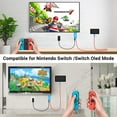 thumbnail image 4 of Cable USB C a HDMI para Nintendo Switch/OLED, base para mini Switch de 2 m/6,6 pies con salida 1080P a 60 Hz, puerto de carga PD de 100 W, 4 of 9