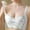 #01White, variant on Kiplyki Womens Sports Bra Thin And Seamless Underwear Gathered For Breathability No Steel Ring Droop Bra
