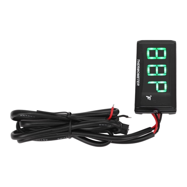 Sparking Plug Adapter,LCD Motorcycle Thermometer Ultra LCD Thermometer Motorcycle Thermometer Optimized for Excellence