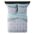thumbnail image 3 of Mainstays Gray Geometric 6 Piece Bed in a Bag Comforter Set with Sheets, Twin/Twin-XL, 3 of 10