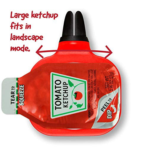 Portable Saucemoto Dip Clip in-car Sauce Holder For Ketchup & Dipping Sauces 