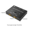 thumbnail image 5 of VONKY Home Computer 2-in-1-out DP Switcher Fast Speed USB Powered Video Adapter Laptop Switch Box Button Operation Desktop PC, 5 of 5
