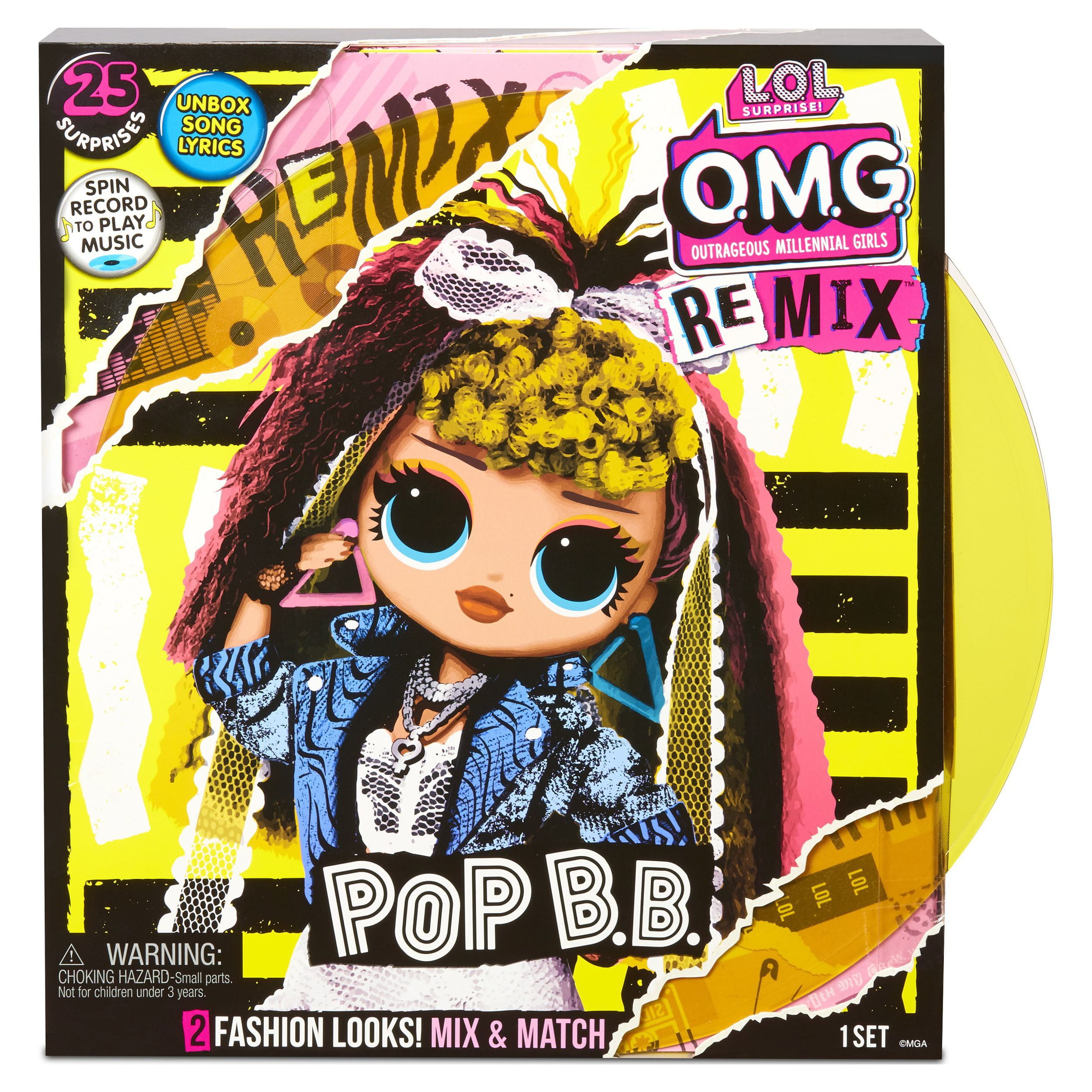 Lol Surprise OMG Remix Pop B.B. Fashion Doll 25 Surprises