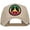 Khaki, variant on Peace RGY Rasta Patched Cap - Black OSFM