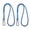 Blue, variant on Torqee 2Pcs 50cm Black Suspension Swing Attachment Straps, with Stainless Steel Hooks, Heavy-Duty Tree Hanging Ropes, for Outdoor Playground, Hammock and Swing Set Accessories (Blue)