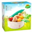 thumbnail image 7 of HABA Play Food Set - Soft Veggie Basket with Cucumber, Tomato, Carrots & Potatoes - Pretend Play Kitchen Toy for Kids & Toddlers, 7 of 7