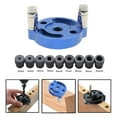 thumbnail image 3 of Kit de Jig pour Perceuse Auto-Centreante avec Baguettes de Perceuse Ensemble de Perceuse de Poche Bleu, 3 of 6