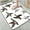 Flying Ducks Pattern, variant on 1pc Whale Pattern Bathroom Rug Bathroom Decor and Accessories- Durable,Anti Slip,And Quick Drying,Suitable For Indoor/outdoor Use - Perfect For Bathrooms,Bedrooms,Kitchens