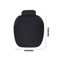 thumbnail image 3 of All Season Linen Car Seat Cushion - Breathable, Durable, Easy to Clean - Black, 3 of 6