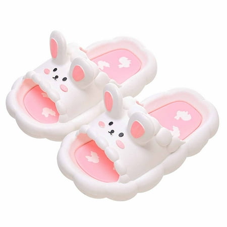 

DxhmoneyHX Kids EVA Non-Slip Cloud Slippers Open Toe Comfy Soft Sandals for Toddler Boys Girls Cartoon Bathroom Shower Summer Pool Beach Slides Slippers
