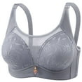 thumbnail image 2 of TAGOLD Womens Summer Casual Bra,Women's Solid Color No Steel Ring Push Up Breathable Underwear Daily Bra, 2 of 3