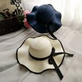 thumbnail image 5 of Limei Women Floppy Sun Hat with Wide Brim—Foldable Roll-Up Straw Beach Hat (White), 5 of 7