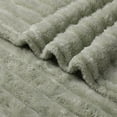 thumbnail image 2 of Kate Aurora Modern Lux Ultra Soft & Plush Ribbed Accent Throw Blanket - 50 in. W x 60 in. L - Assorted Colors, 2 of 5