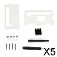 thumbnail image 1 of 5x caja de acrílico + disipador de calor + conector GPIO de 40 pines + destornillador para Pi Zero 5 piezas, 1 of 8